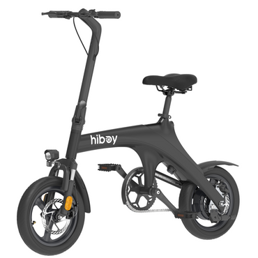 Hiboy C1 Folding Electric Bike - Black, front angle