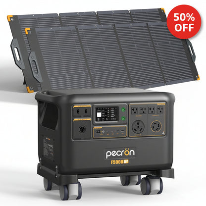 Pecron F5000LFP + FP5000-48V Combo 10240Wh 7200W
