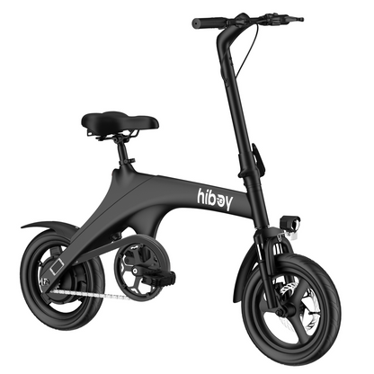 Hiboy C1 Folding Electric Bike - White, side profile