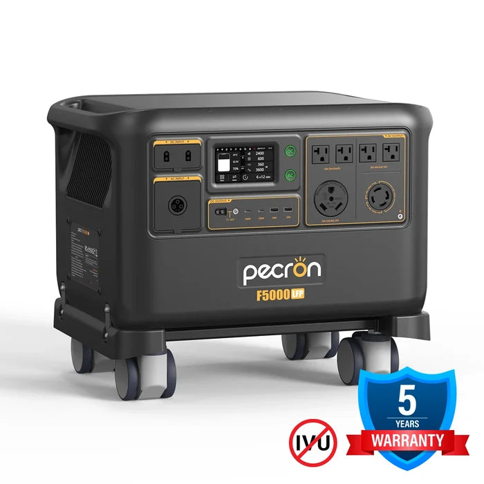 Pecron 5000W | Estación de Poder Portátil Expandible 5120Wh 7200W