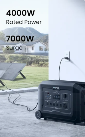 OUPES Mega 5 | Estación de Energía Portátil 5,040Wh / 4,000W