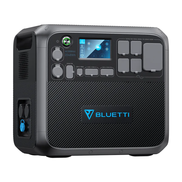 BLUETTI AC200MAX - vista lateral