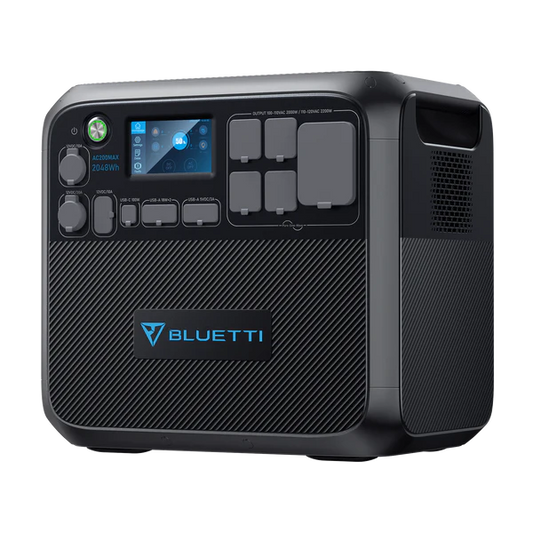 BLUETTI AC200MAX estación de poder portátil - vista angular