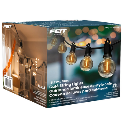 Feit Electric 50 Bistro String Light