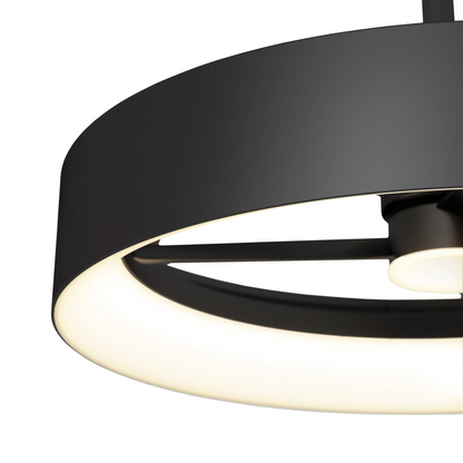 Artika Black 23 Fandelier W/Downlight