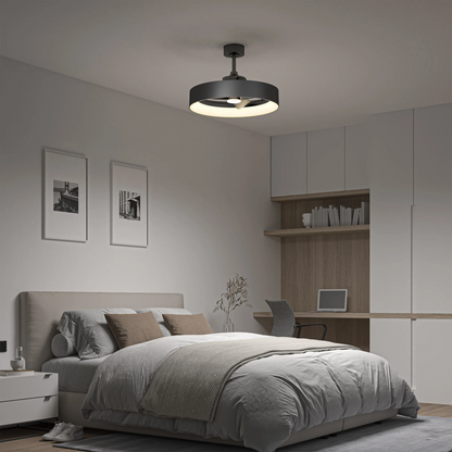 Artika Black 23 Fandelier W/Downlight