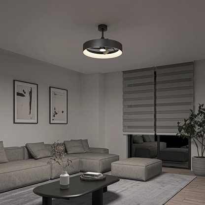 Artika Black 23 Fandelier W/Downlight