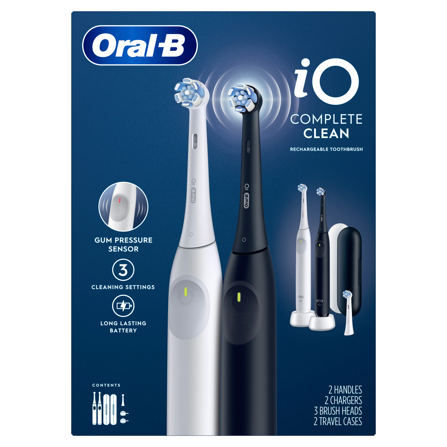Oral-B 10 Complete Clean Toothbruh Handle 2PK