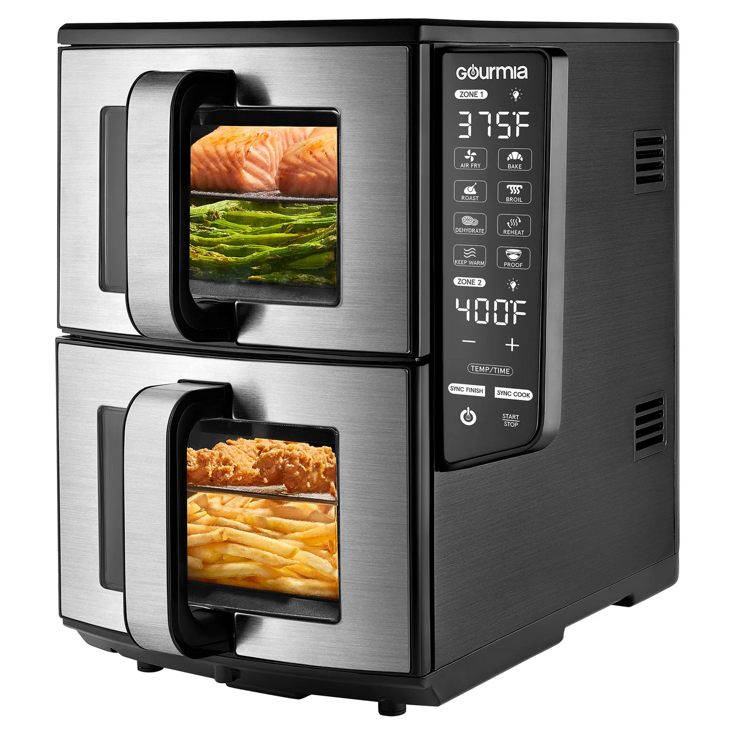 Gourmia 11-Quart Double Decker Air Fryer