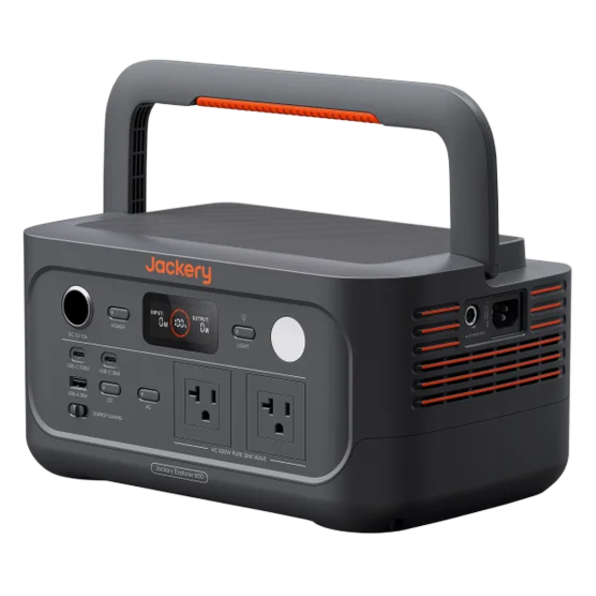 Jackery Explorer 600 v2 estación de poder portátil - vista angular